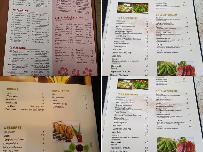 Sakura Menu