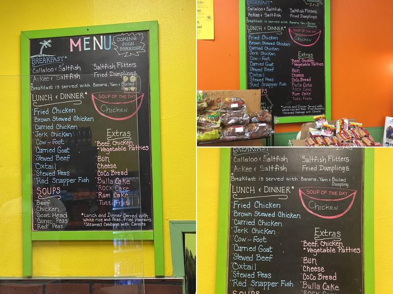 Eddy's Jerk Center Menu
