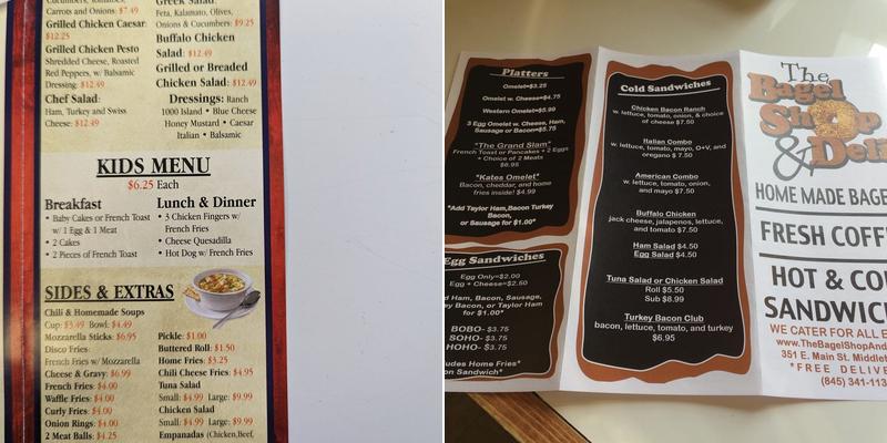 O And Ts In N Out Deli Menu