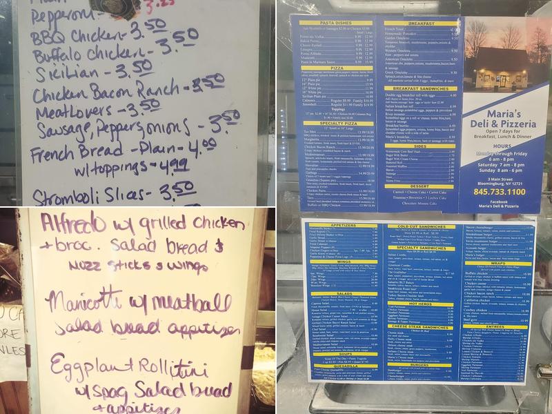 Riverside Deli & Pizza Menu