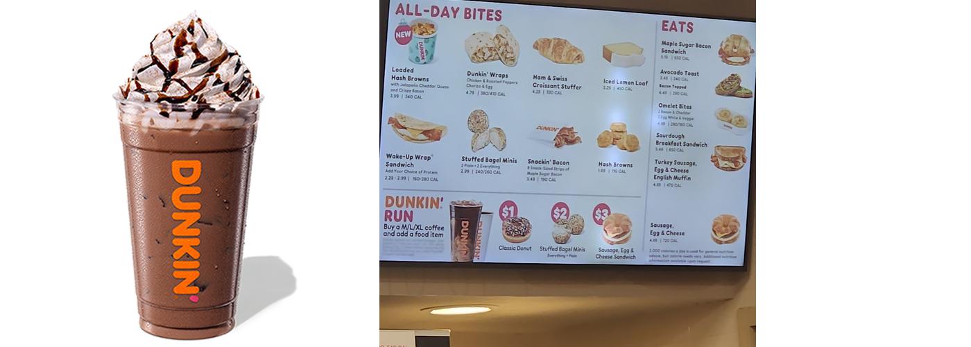 Dunkin' Menu