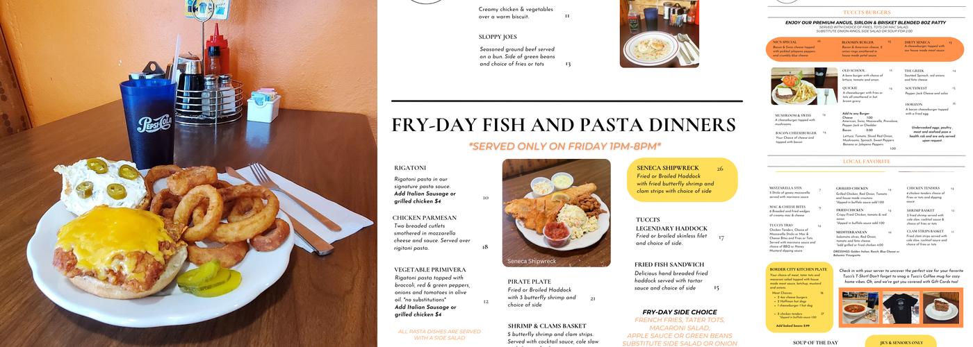 Tucci's Family Diner Menu
