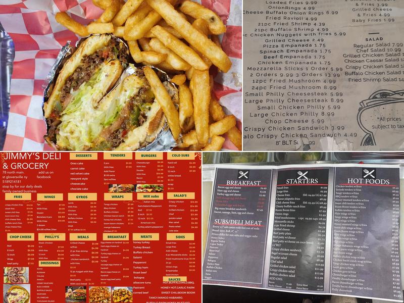 Jimmys Deli And Grocery Menu
