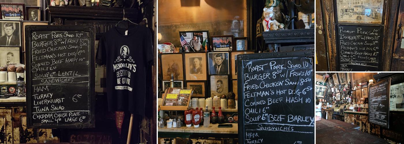 McSorley’s Old Ale House Menu