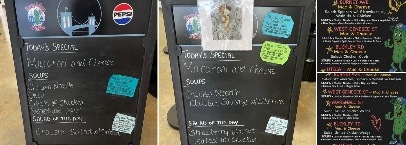 Brooklyn Pickle North Menu