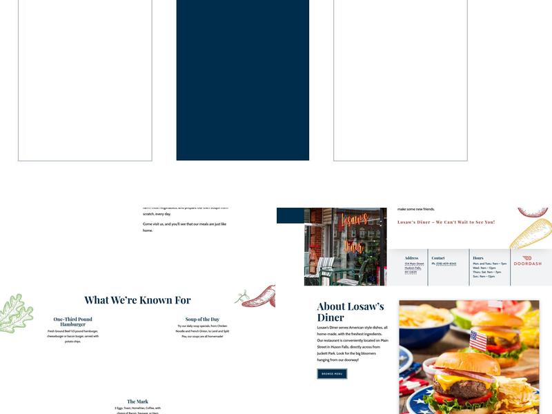 Losaw’s Diner Menu