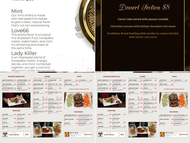 Code Red Restaurant & Lounge Menu