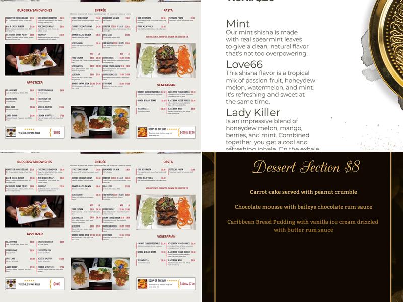 Code Red Restaurant & Lounge Menu