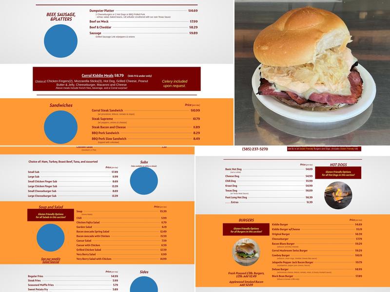 Charcoal Corral Menu