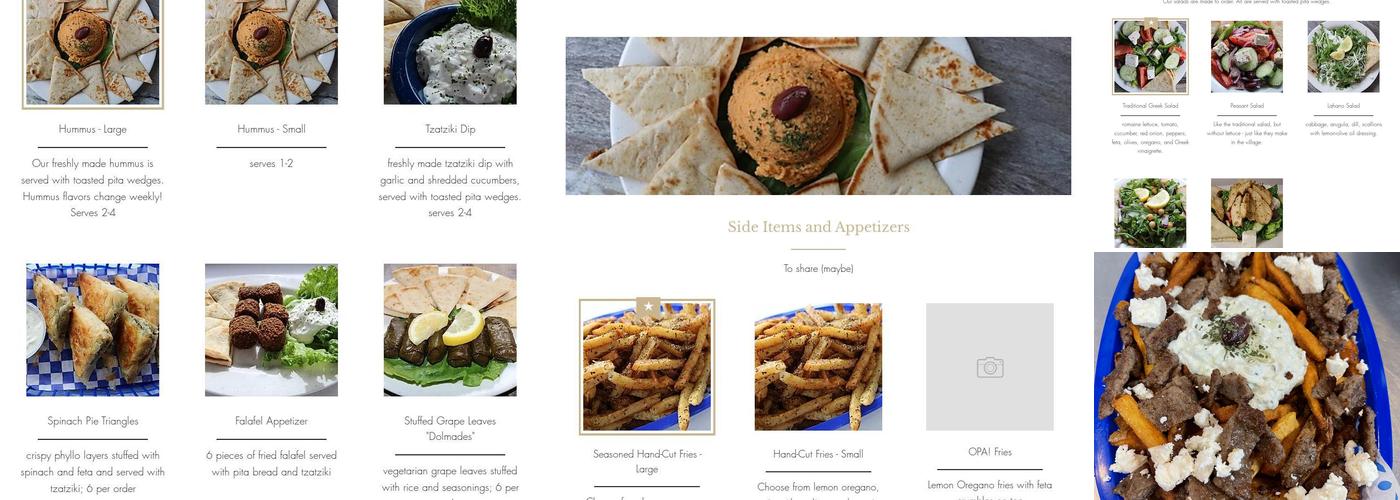 Greco Fresh Grille - Matthews Menu