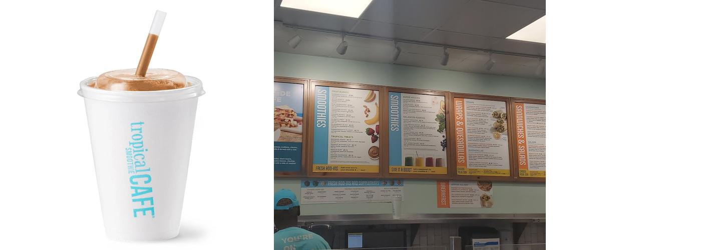 Tropical Smoothie Cafe Menu