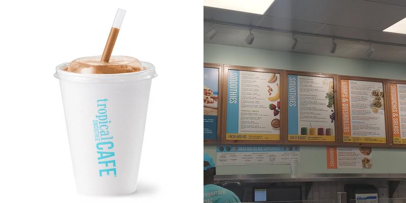 Tropical Smoothie Cafe Menu