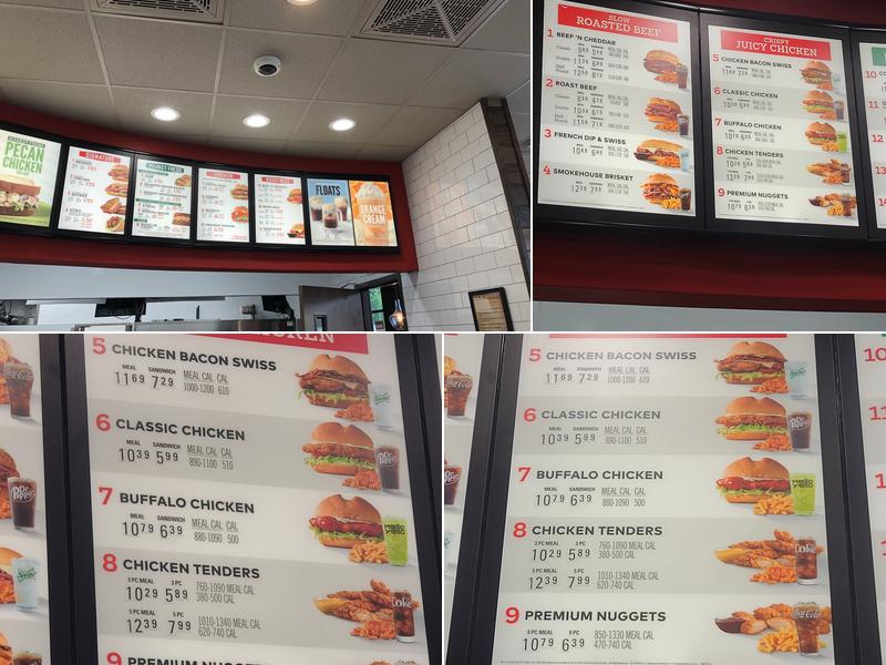 Arby's Menu