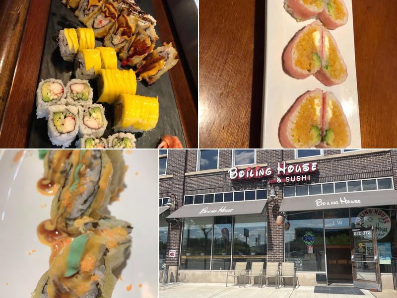 Boiling House Seafood & Sushi Bar 1 W Exchange St, Akron