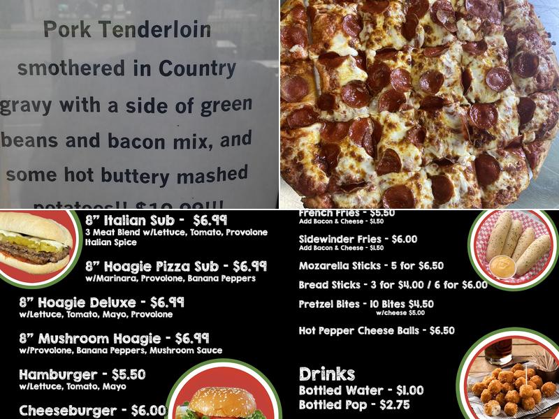 Katz pizza and carryout LLC Menu