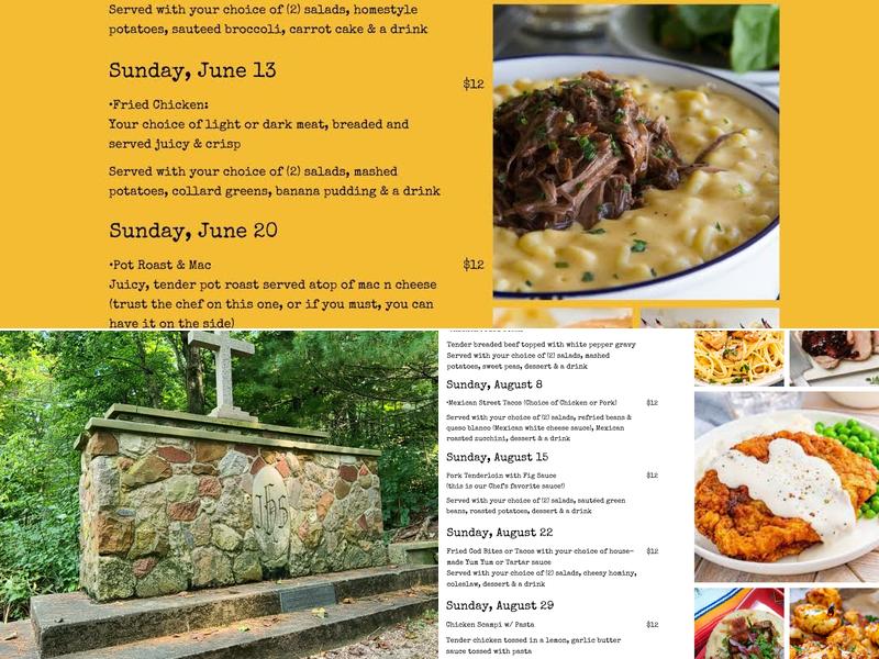The Lancaster Camp Ground and RV Park Menu