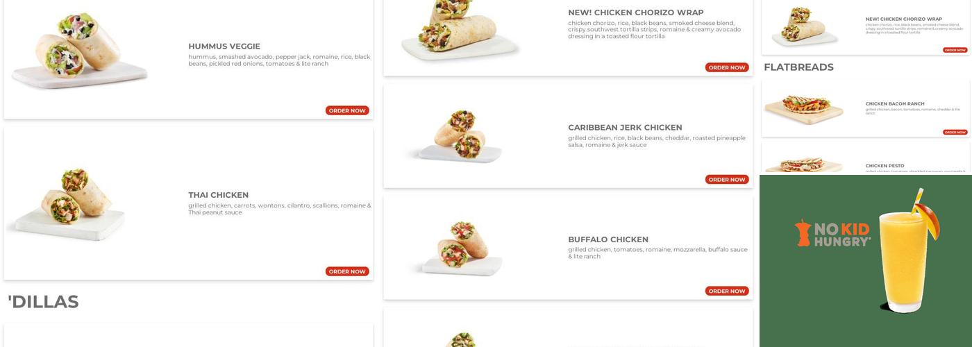 Tropical Smoothie Cafe Menu