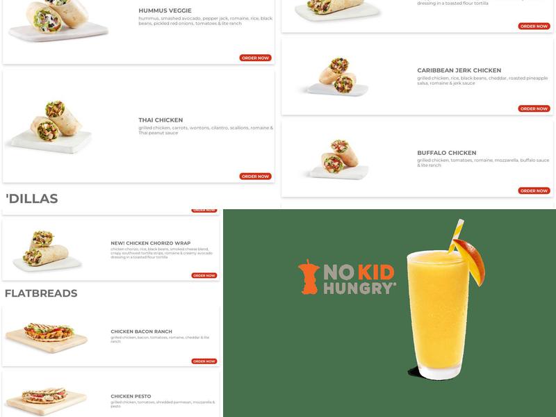 Tropical Smoothie Cafe Menu