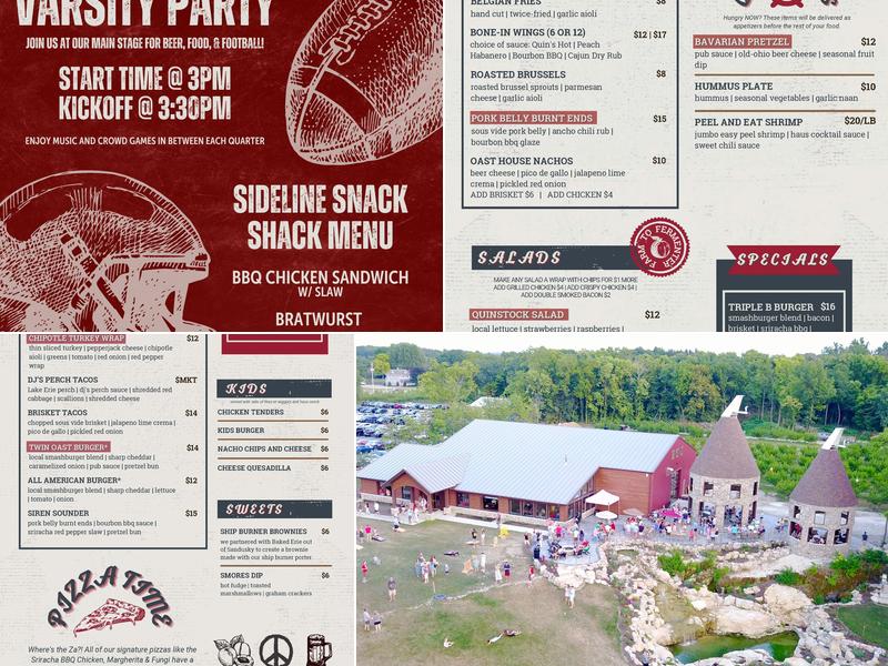 Twin Oast Brewing Menu