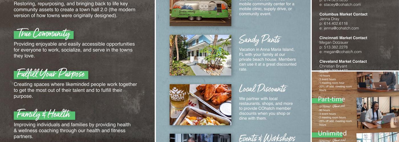 COhatch Menu
