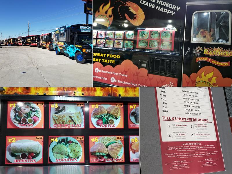 El Ranchero Food Trucks Menu