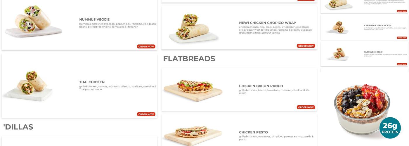 Tropical Smoothie Cafe Menu