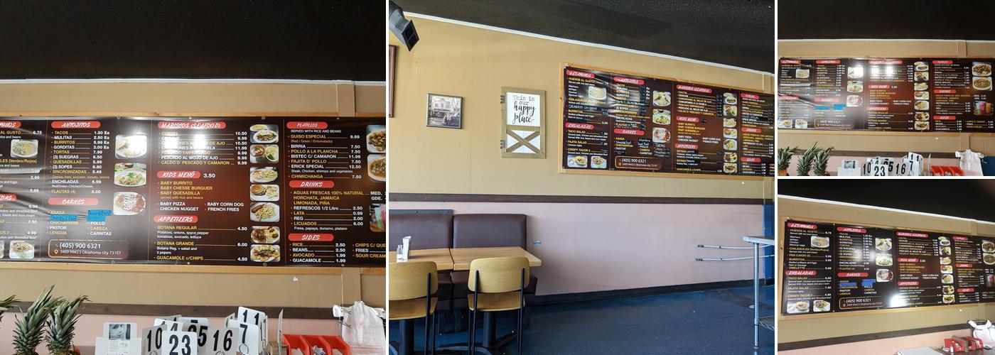 El Dicho Menu