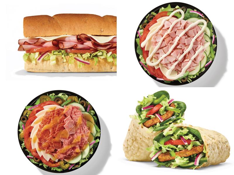 Subway Menu