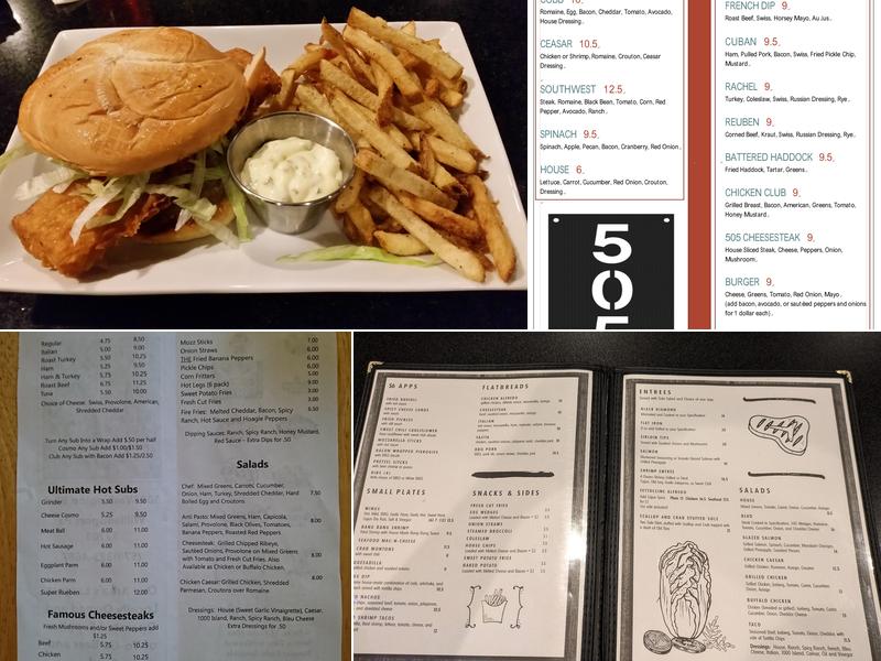 505 Menu