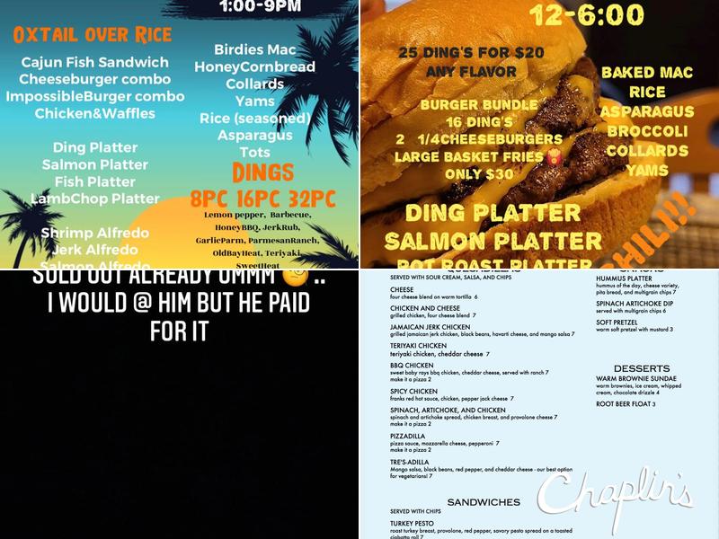 Birdie's Kitchen Menu