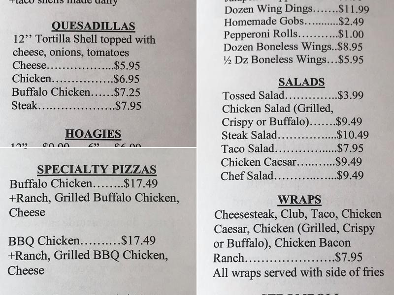 Clark Powell's Express Menu