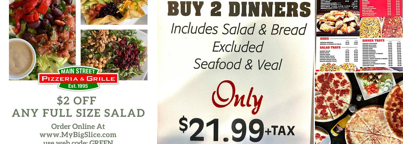 Main Street Pizzeria & Grille - Chalfont Menu