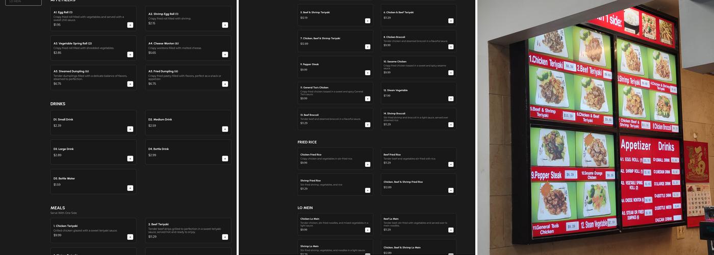 Chopsticks Express Menu
