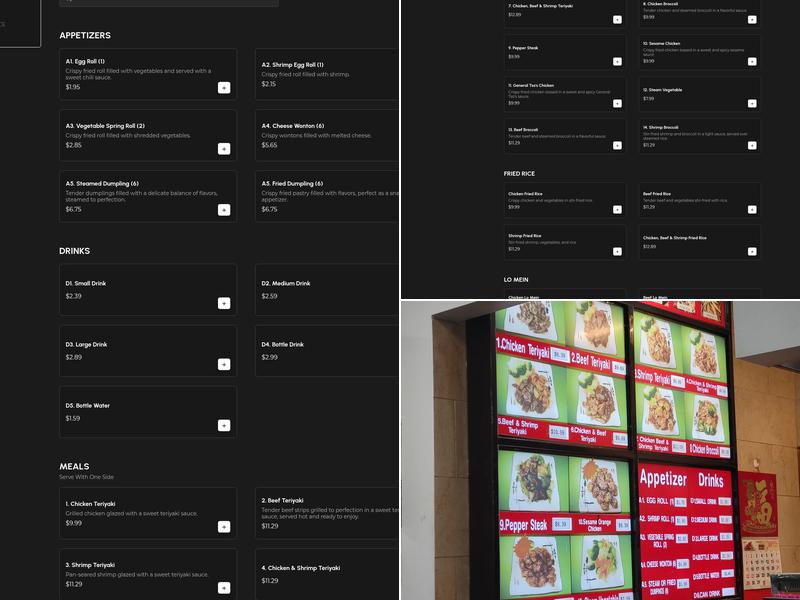 Chopsticks Express Menu