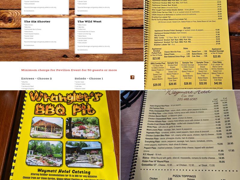 Wrangler's BBQ Pit Menu