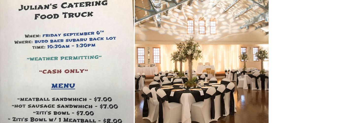 Julian's Catering & Banquet Facility Menu