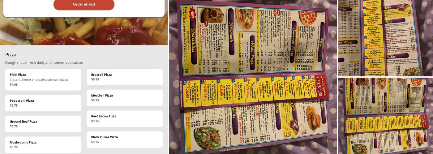 New Star Express Pizza Menu