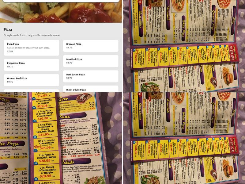 New Star Express Pizza Menu