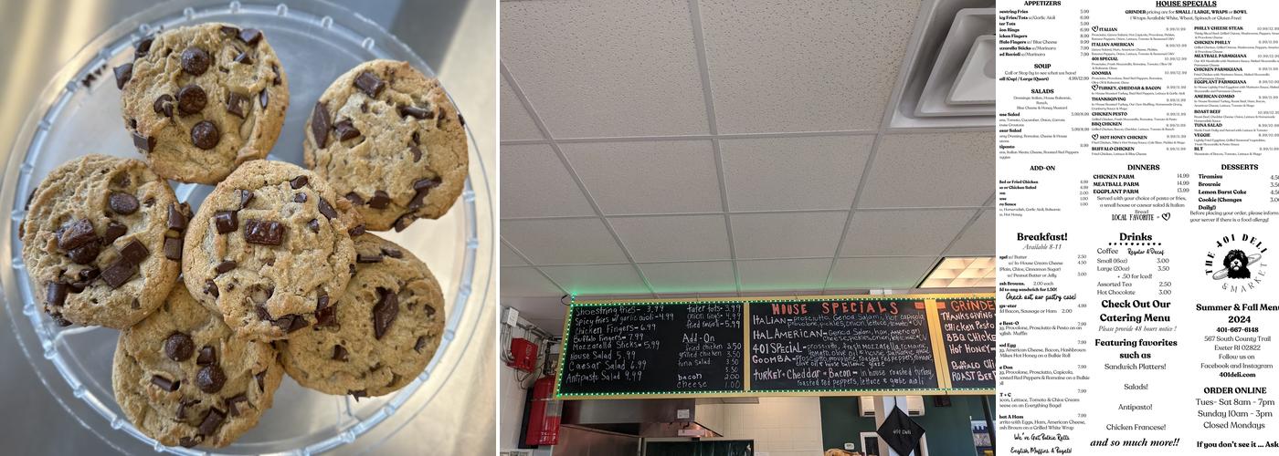401 Deli Menu