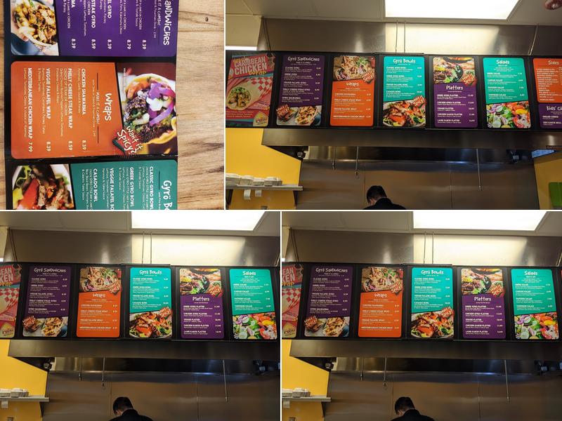 Peño Mediterranean Grill Menu