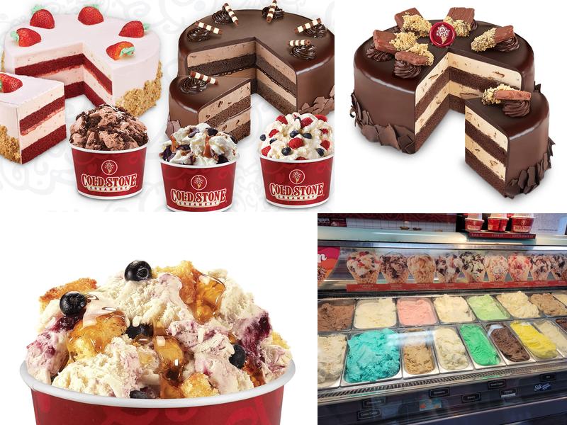 Cold Stone Creamery Menu