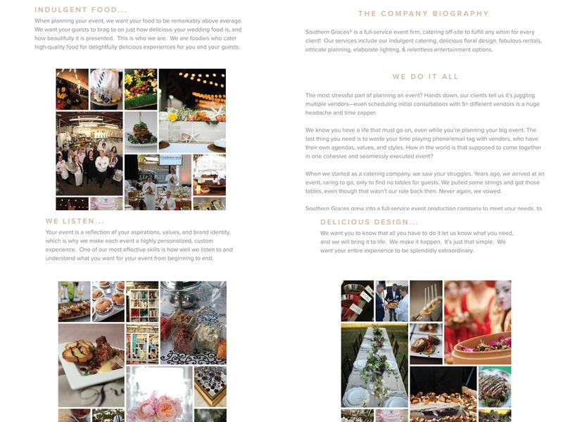 Southern Graces Catering and Planning Menu