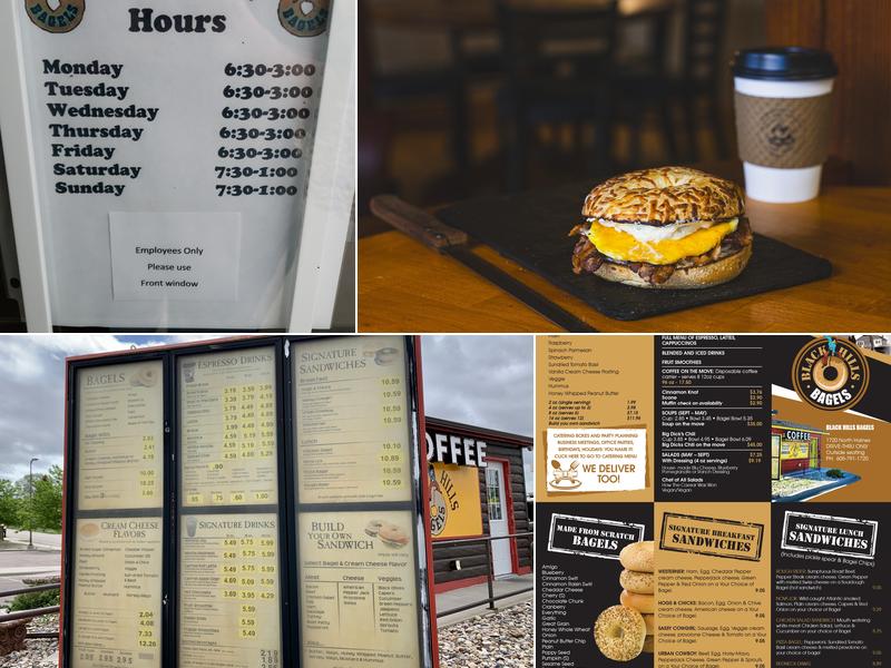 Black Hills Bagels Menu