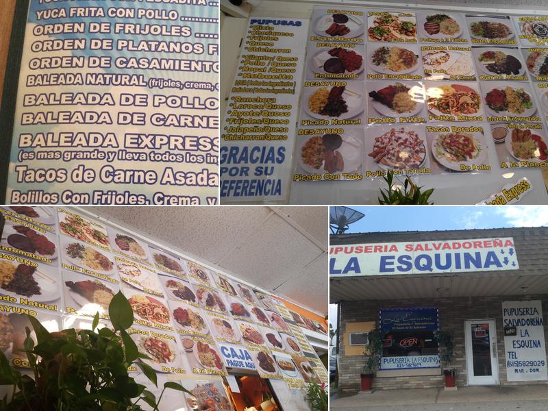 Pupuseria La Esquina Menu