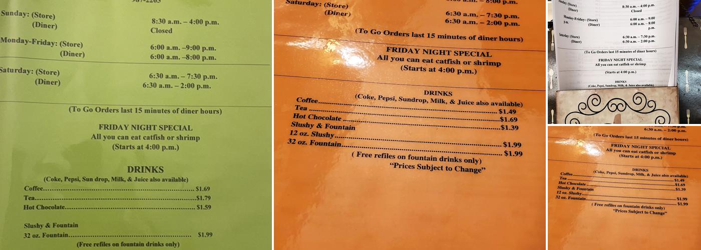 Cully’s Market Menu