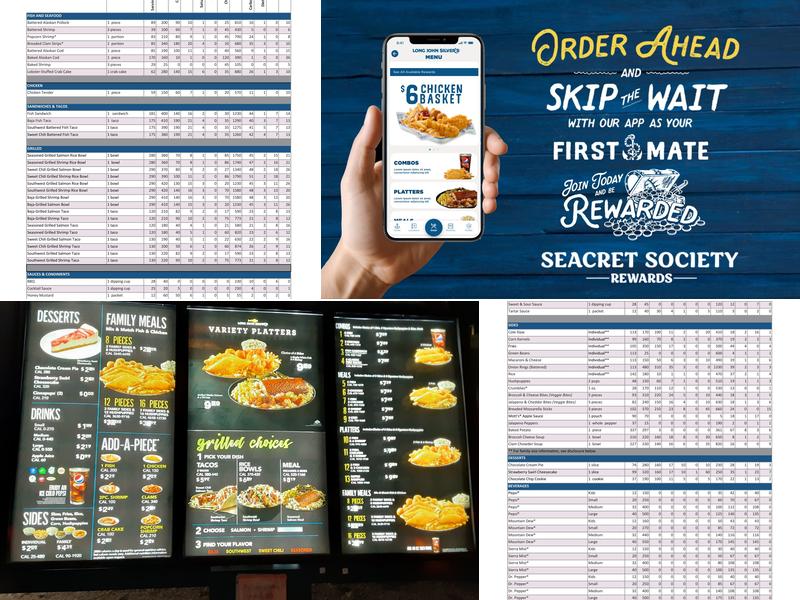 Long John Silver's Menu
