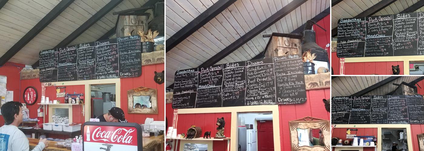 Hungry Bear BBQ #1 Menu