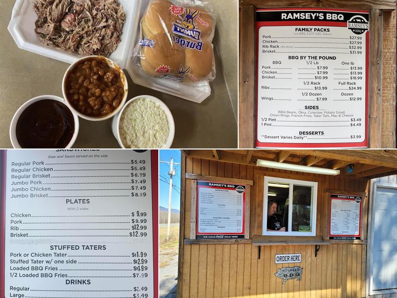 Ramsey's BBQ Menu