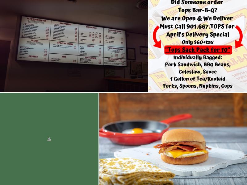 Tops Bar-B-Q Frayser Menu
