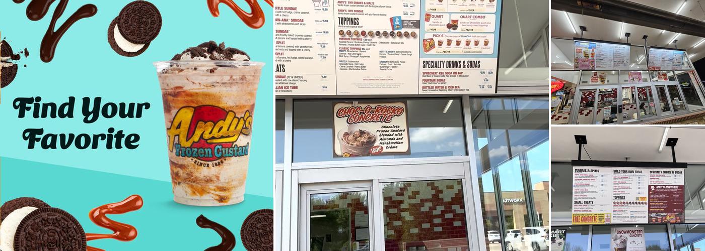 Andy's Frozen Custard Menu